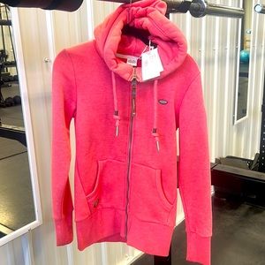 Ragwear hoodie. So thick, warm and an absolutely Beaut color.